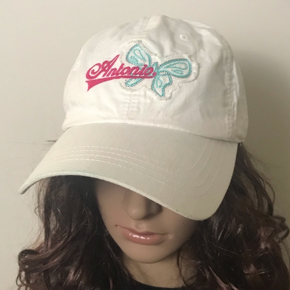 Y2K • White Butterfly Antonio Cursive Strapback - Picture 9 of 11